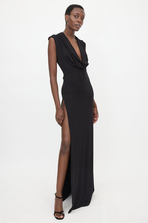 Sid Neigum Jersey Cutout Maxi Dress