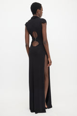 Sid Neigum Jersey Cutout Maxi Dress