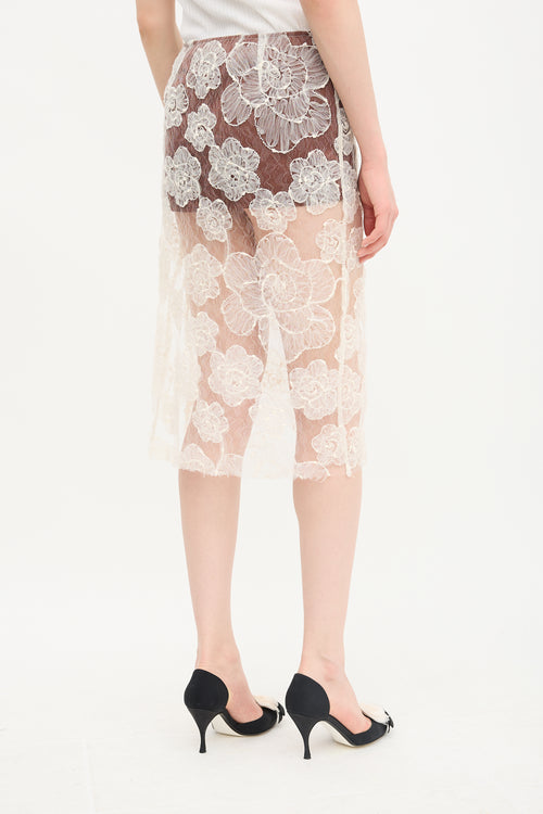 Siedrés Layered Lace Siam Skirt
