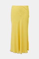 Siedrés Satin Fluted Midi Skirt