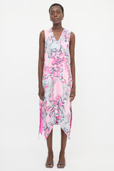 Sies Marjan Silk Layered Brocade Dress