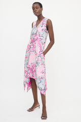Sies Marjan Silk Layered Brocade Dress