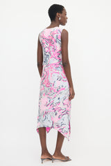 Sies Marjan Silk Layered Brocade Dress