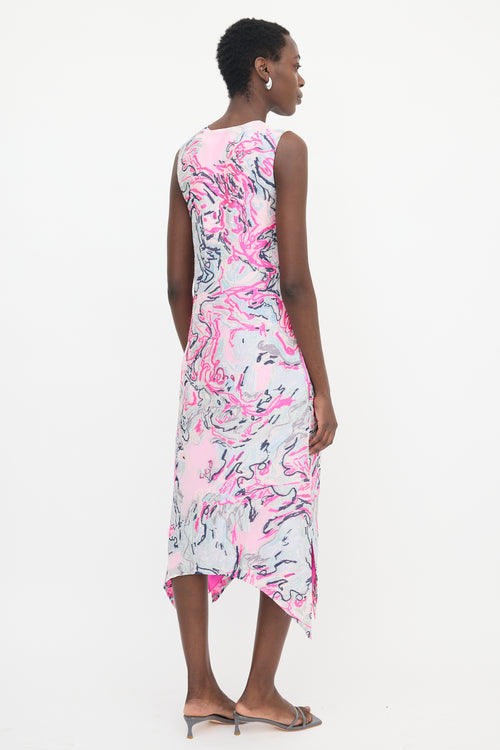 Sies Marjan Silk Layered Brocade Dress