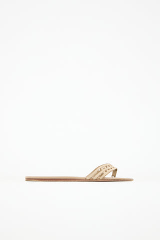 Sigerson Morrison Leather Thong Sandal