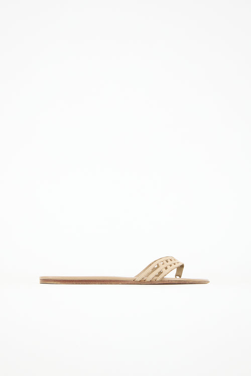 Sigerson Morrison Leather Thong Sandal