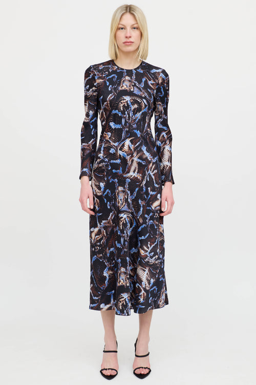 Silk LaundrySilk Patterned Dress