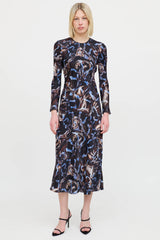 Silk LaundrySilk Patterned Dress