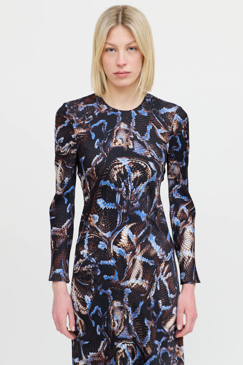 Silk LaundrySilk Patterned Dress