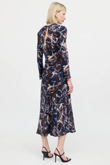 Silk LaundrySilk Patterned Dress
