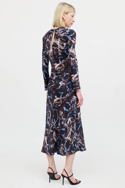 Silk LaundrySilk Patterned Dress