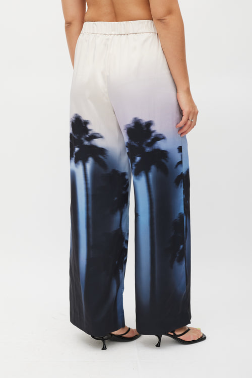 Simkhai Beige & Multicolour Graident Co-Ord Set