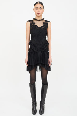 Simkhai Tulle Lace Dress