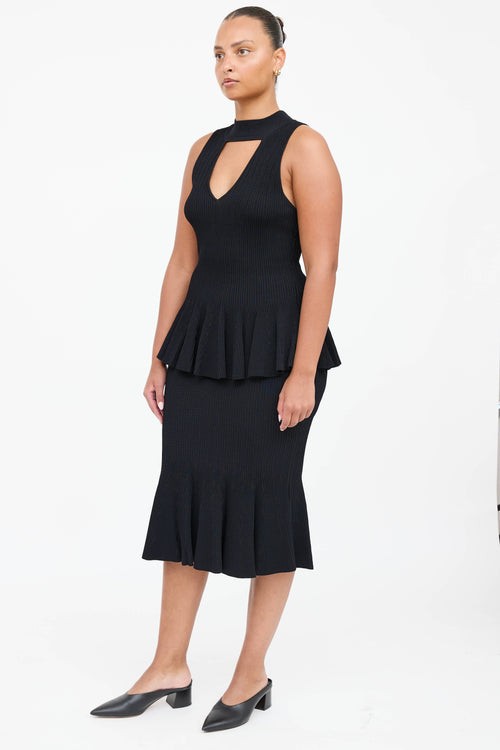 Simkhai Ribbed Cut Out Co-Ord Set