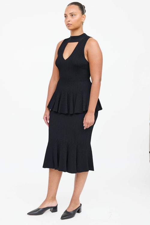 Simkhai Ribbed Cut Out Co-Ord Set