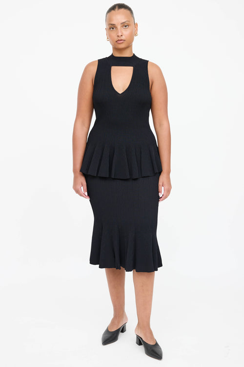 Simkhai Ribbed Cut Out Co-Ord Set