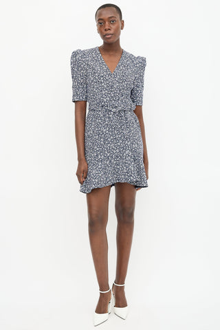 Simkhai Floral Belted Dress