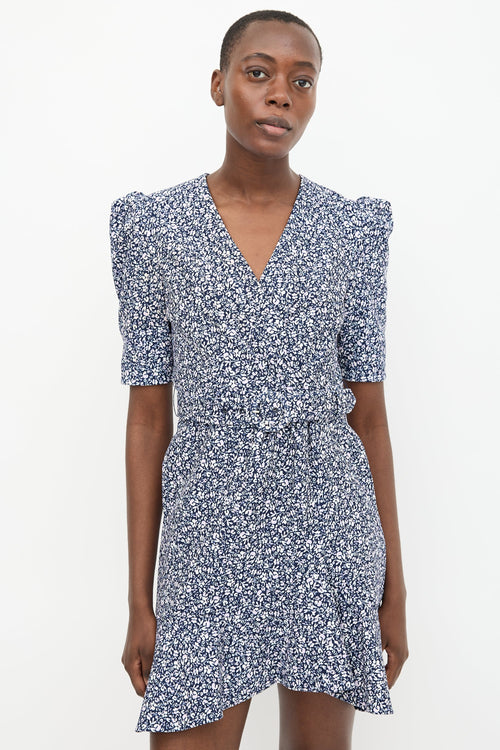 Simkhai Floral Belted Dress