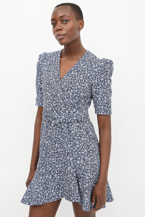 Simkhai Floral Belted Dress