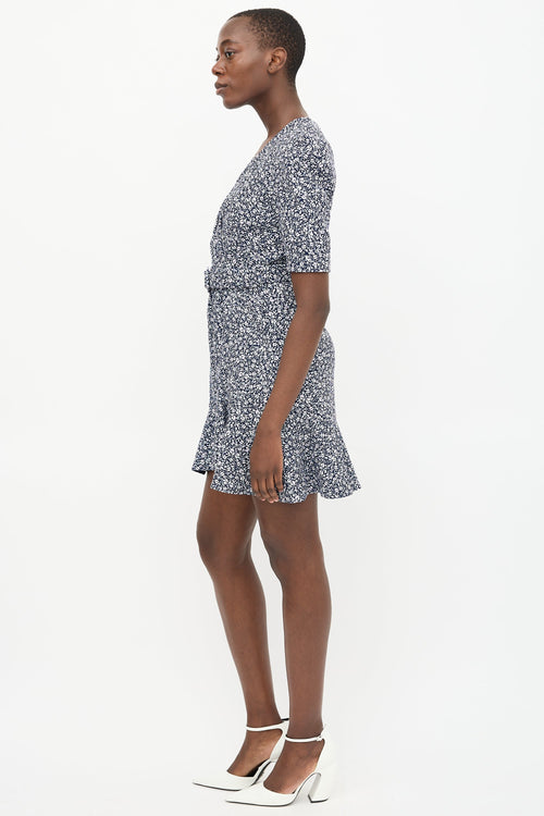 Simkhai Floral Belted Dress