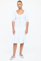 Simkhai Plaid Drawstring Co-Ord Set