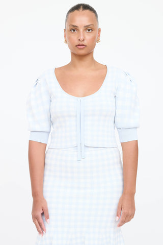 Simkhai Plaid Drawstring Co-Ord Set