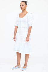 Simkhai Plaid Drawstring Co-Ord Set