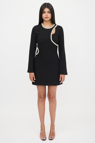 Simkhai Crepe Embellished Dress