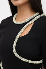 Simkhai Crepe Embellished Dress