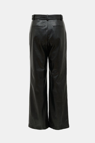 Simkhai Faux Leather Belted Pant