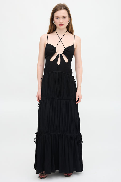 Simkhai Lina Teardrop Maxi Dress
