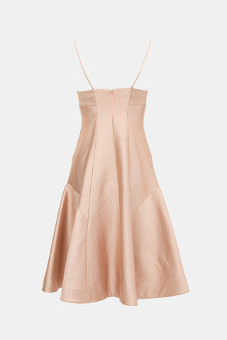 Simkhai Metallic Cutout Dress