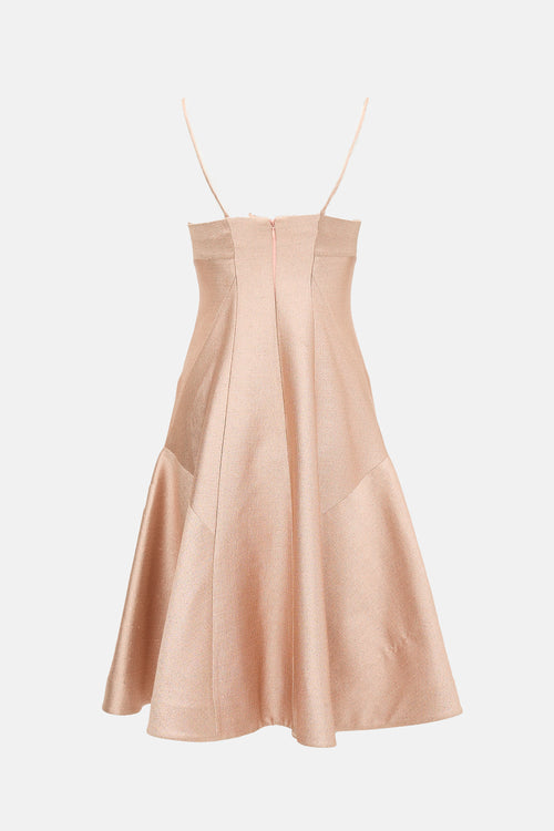 Simkhai Metallic Cutout Dress