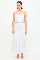 Simkhai Rem Cut Out Pleated Dress