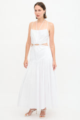 Simkhai Rem Cut Out Pleated Dress