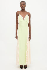 Simkhai Ruffled Colourblock Dress
