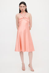 Simkhai Satin Halter Dress