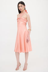 Simkhai Satin Halter Dress