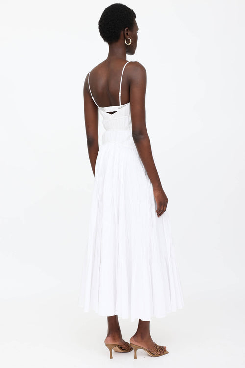 Simkhai Pleated Sleeveless Maxi Dress