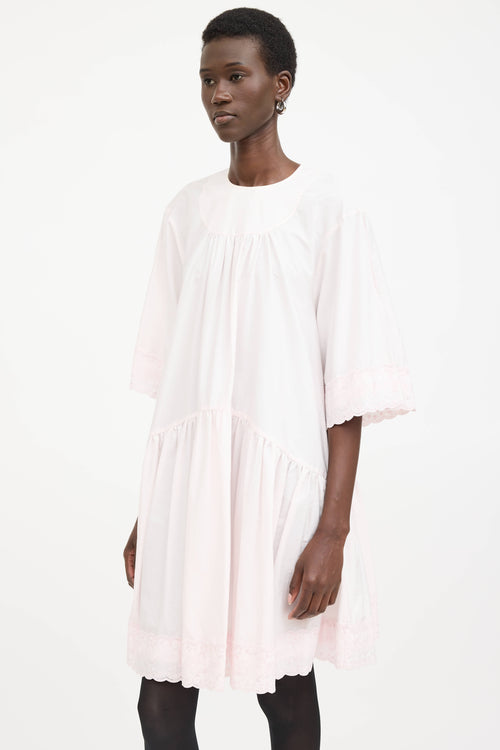 Simone Rocha Pleated Lace Dress