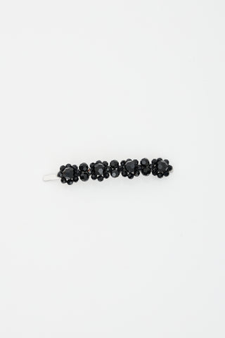 Simone Rocha Crystal Chunky Flower Hair Clip