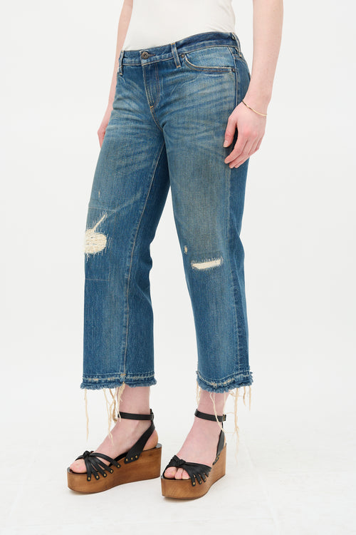Simon Miller Frayed Ariko Cropped Jean