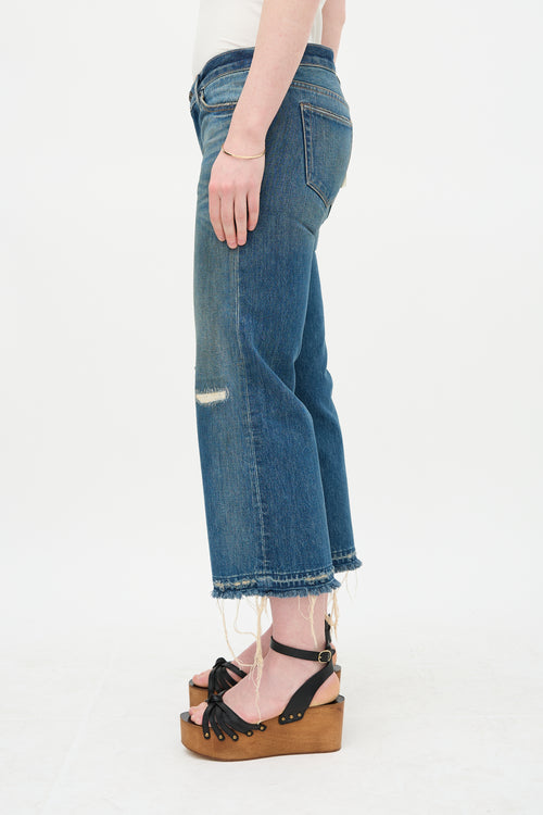Simon Miller Frayed Ariko Cropped Jean