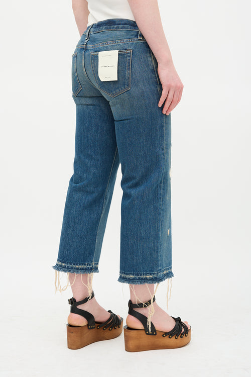 Simon Miller Frayed Ariko Cropped Jean