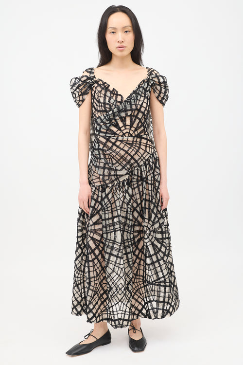 Simone Rocha Fall 2019 Tulle Embellished Dress