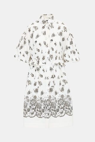 Simone Rocha Floral Shirt Dress