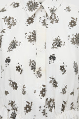 Simone Rocha Floral Shirt Dress
