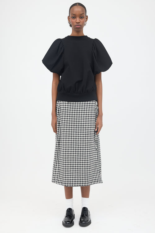 Simone Rocha Knit Puff Sleeve Top