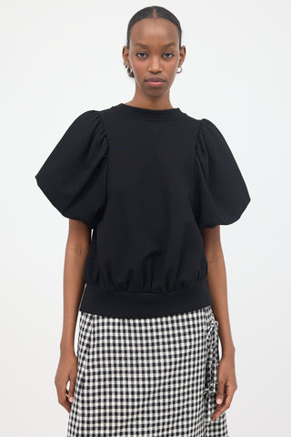 Simone Rocha Knit Puff Sleeve Top