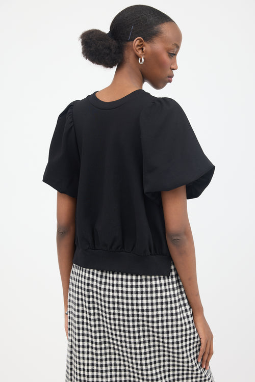 Simone Rocha Knit Puff Sleeve Top